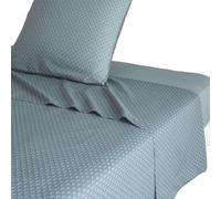 Drap Plat imprimé, Camille, 240 x 300 cm, Origin, Vert