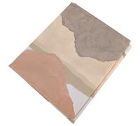 Drap plat 240x310 cm percale de coton LAND CRAIE multicolore