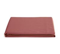 Drap plat 270x300 cm percale de coton MANOIR rose Pêche