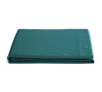 Drap plat 270x300 cm percale de coton MANOIR vert Canard