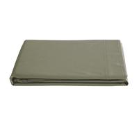 Drap plat 270x300 cm percale de coton MANOIR vert Mousse
