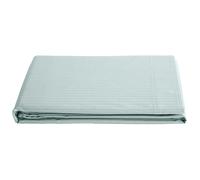 Drap plat 270x300 cm satin CONCERTO à rayures vert Lichen