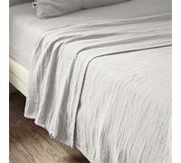 AltoBuy OUREA - Drap Plat 270x300cm Gaze de Coton Nuage
