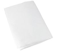 Drap plat 280x310 cm en 100% satin de coton GRAND HÔTEL blanc