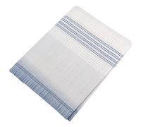 Drap plat 280x325 cm en 100% percale de coton ESTEBAN bleu