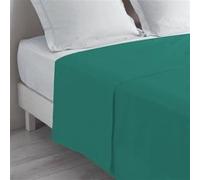 Drap Plat en Coton "Biolina" 240x300cm Émeraude