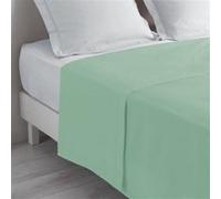 Drap plat Biolina en coton biologique sauge 180x290 Vert G