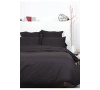 Drap Plat - COTE DECO - Uni - 240x290 cm - Noir - 100% coton