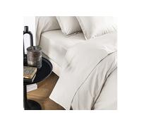 Drap plat coton percale Meringue 270x310 - - MORPHEE