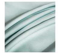 Drap Plat de Couleur Unie Drap de lit en Soie de mûrier Naturel King Queen Size Luxe Drap de lit Confortable Super Doux (Color : Sky Blue, Size : 250x250cm)