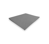 Drap Plat En Coton 260x300 Cm Percale Gris, Par Soleil D'ocre