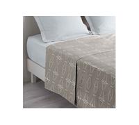 Douceur d'Intérieur – Drap plat Aristide 240 x 300 cm 100% coton Naturel Beige G