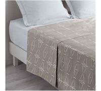 Drap plat en coton "Aristide" - Beige - 180 x 290 cm Beige G
