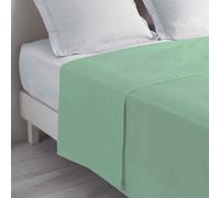 Douceur d'Intérieur – Drap plat Biolina en coton biologique – sauge 180x290 Vert G