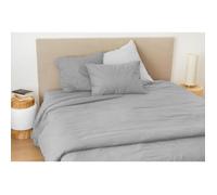 Drap Plat en Coton Lavé - flanelle - 270 x 290 cm