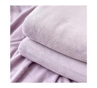 Drap Plat en Flanelle, Drap de Dessus en Polaire, Drap Plat Chaud en Peluche for l'automne, l'hiver et Le Printemps, lit Double/Simple, Queen, King Size (Color : Purple, Size : 160x230cm)