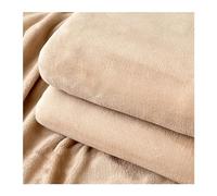 Drap Plat en Flanelle, Drap de Dessus en Polaire, Drap Plat Chaud en Peluche for l'automne, l'hiver et Le Printemps, lit Double/Simple, Queen, King Size (Color : Coffee, Size : 160x230cm)