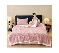 Drap Plat en Flanelle, Drap de Dessus en Polaire, Drap Plat Chaud en Peluche for l'automne, l'hiver et Le Printemps, lit Double/Simple, Queen, King Size (Color : Purple, Size : 200x230cm)