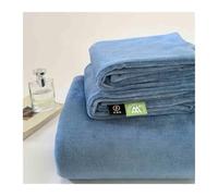 Drap Plat Flanelle 120x230 160x230 200x230 240x250 240x270 Hiver Chaude Drap de lit Polaire Drap du Dessus 1/2 Personne Doux Douillet(Blue,200x230cm)