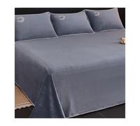 Drap Plat Flanelle 2 Personnes 180x230cm à 350x250cm Ultra Doux Luxueux Confortable et Chaud en Peluche Polaire for l'automne et l'hiver(Dark Gray,300x250cm)