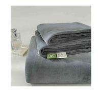 Drap Plat Flanelle pour 1 2 Personnes Drap du Dessus 160x230cm 200x230cm 240x250cm 240x270cm Drap Plat en Polyester Doux pour lit 90cm à 200cm(Dark Gray,240x270cm+48x74cm x2)