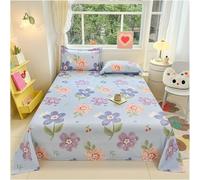 Dessus plat vintage - Drap en coton doux de qualité supérieure - Motif panda - Fleurs sauvages et romantiques - Pour femmes et filles - Motif jardin (#12, 200 x 230 cm)