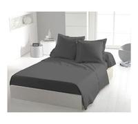 Drap plat - HOME LINGE PASSION - 240 x 300 cm - Anthracite Anthracite G