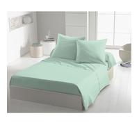 Drap plat - HOME LINGE PASSION - HP72096 - Microfibre 82 g - 180 x 290 cm - Vert d'eau