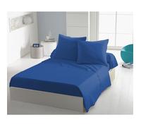 Drap Plat - - 180 X 290 Cm - 1 Personne - Bleu