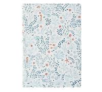 Drap Plat imprimé en Percale de Coton, sous l'océan, 240x300 cm, Essix