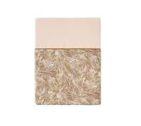 Drap Plat imprimé en Satin de Coton, Bruyere, 240 x 300 cm, ESSIX, Vert Moyen
