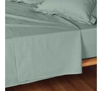 Douceur d'Intérieur Drap plat Lina 240x300 cm Sauge