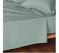 Douceur d'Intérieur Drap plat Lina 240x300 cm Sauge