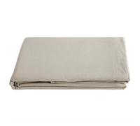 Drap plat PALACE pur coton lavé 240x290 cm uni beige lin