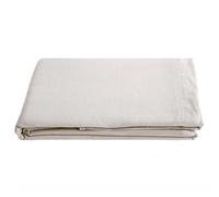 Drap plat PALACE pur coton lavé 240x290 cm uni beige naturel