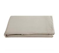 Drap plat PALACE pur coton lavé 270x290 cm uni beige lin