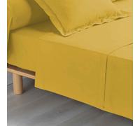 Drap Plat "Percaline" 180x290cm Ocre