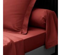 Drap Plat "Percaline" 180x290cm Terracotta