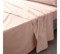 Douceur d'Intérieur Drap plat Percaline 240 x 300 cm Percale de coton Nude