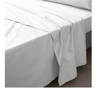 Douceur d'Intérieur – Drap plat Percaline 240 x 300 cm – Percale de coton Blanc