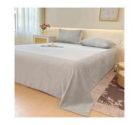 Drap Plat Polaire Flanelle 1 2 Personnes 160x230cm 240x250cm 240x270cm pour Lit 90-100cm 180cm 200cm Douce Et Chaude(Light Gray,160x230cm)