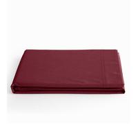 Drap plat ""Prémium"" pour lit 1 place & 2 places - Prémium Grenat - 240 x 300 cm pour lit 2 places