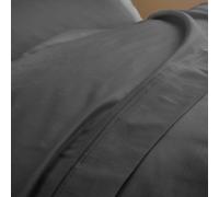 Drap Plat "Prestige" - Satin De Coton - Graphite