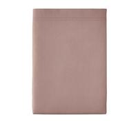 Drap Plat uni en Percale de Coton, Premiere, 180 x 290 cm, ESSIX, Rose Moyen