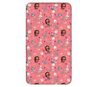 Drap pour Enfant, Drap-Housse 100% Coton 90x200cm+25cm, Oeko-TEX (Gabby's Dollhouse)
