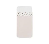 Drap pour Lit Enfant Jollein - Miffy and Friends - 120x150cm - 100% Coton - Drap sans Élastique - Certifiée Oeko-TEX