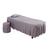 Drap Table Massage 1 housse de lit massage for table salon beauté, jupe, SPA douce for la peau avec trou(Color 2,70X190 bedskirt only)