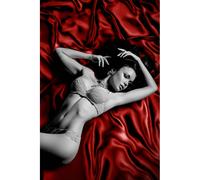 Drap Vinyle rouge 220 x 200 cm - Fetish Tentation