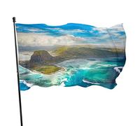 Drapeau 0,9 x 1,5 m Couleur vive Bannière Drapeau de bienvenue extérieur au vent La cascade sous-marine Maurice Paysage Décoratif Premium Polyester Yard Drôle Gran