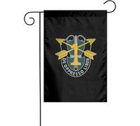 Drapeau 1Er Groupe Des Forces Spéciales Américaines Uv Fade Résistant Drapeaux Décoratif Durable Bannière Pour Intérieur Bureaux Ferme 12X18 Inch